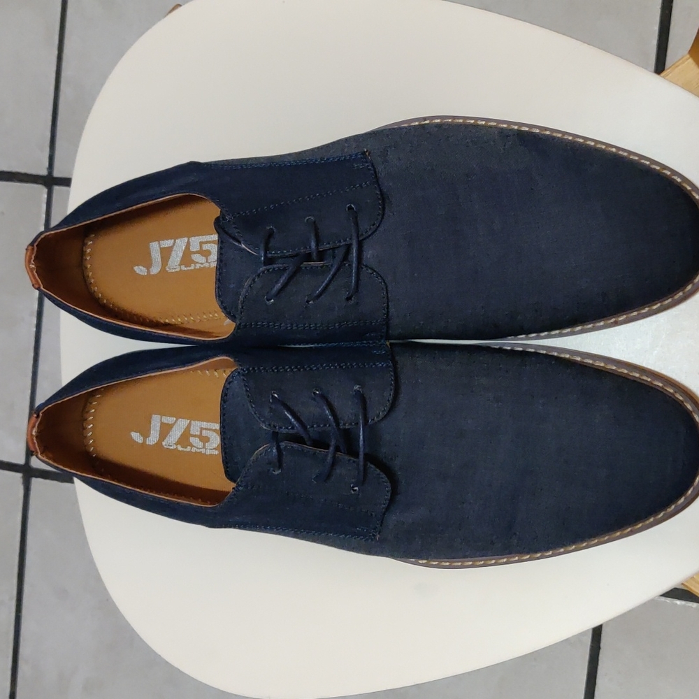 J75 Men's Gray Denim Dress or Casual Shoe